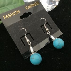 New Turquoise Like Dangling Fashion Earrings